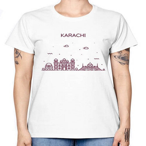 Karachi 1022# - cities -  Missy T-Shirt