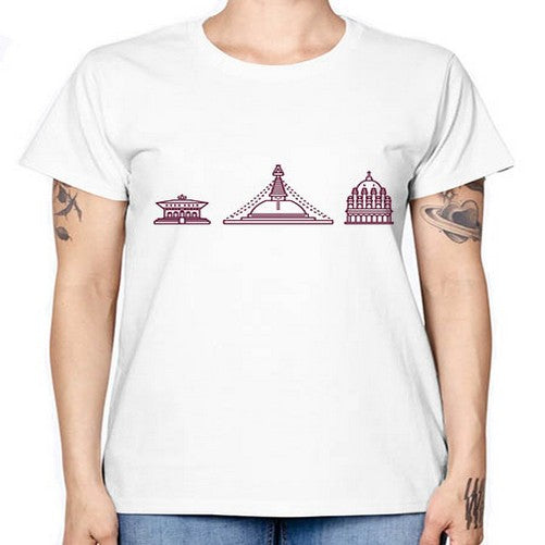 Kathmandu 1030# - cities -  Missy T-Shirt