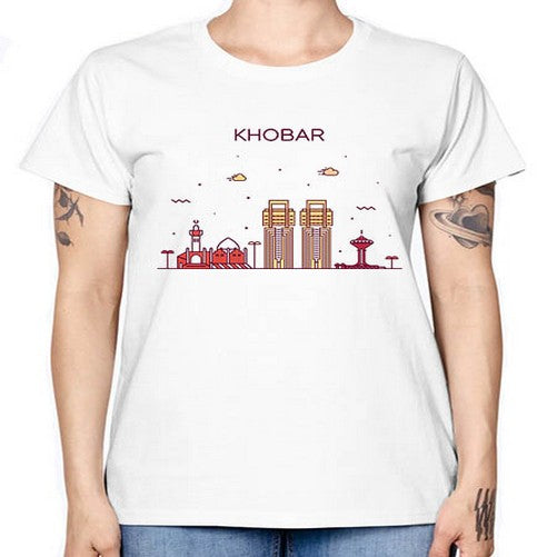 Khobar 1053# - cities -  Missy T-Shirt
