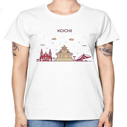 Kochi 1071# - cities -  Missy T-Shirt