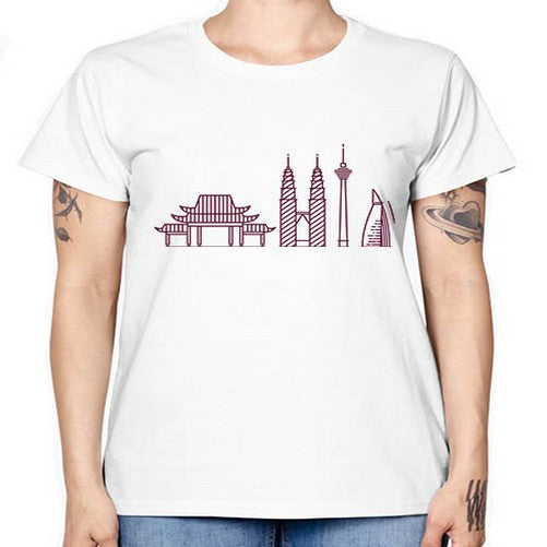 KualaLumpur 1091# - cities -  Missy T-Shirt