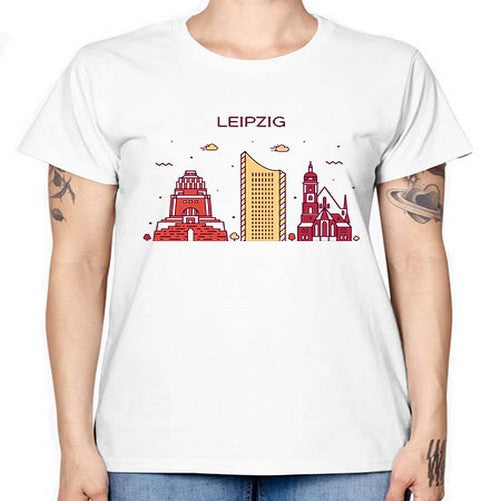 Leipzig 1128# - cities -  Missy T-Shirt