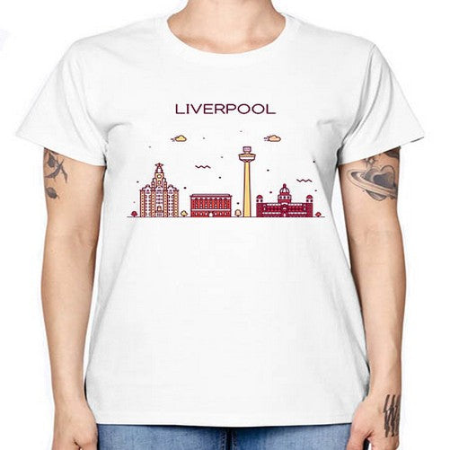 Liverpool 1153# - cities -  Missy T-Shirt
