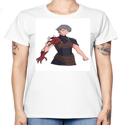 Man has parasite on hand 14# - anime -  Missy T-Shirt