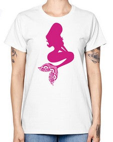MermaidMandalaUpdated 933# - mandala -  Missy T-Shirt