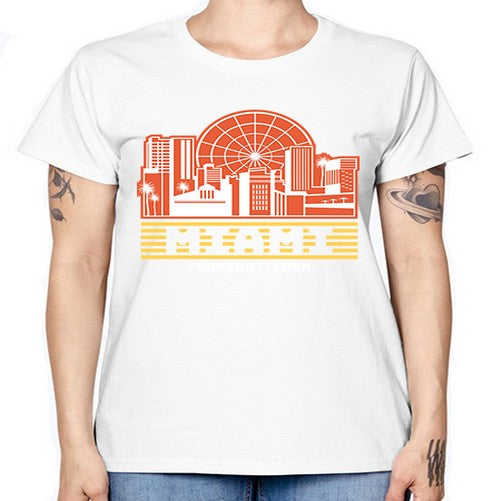 Miami 1284# - cities -  Missy T-Shirt