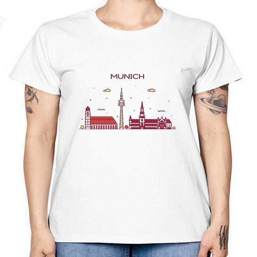 Munich 1390# - cities -  Missy T-Shirt