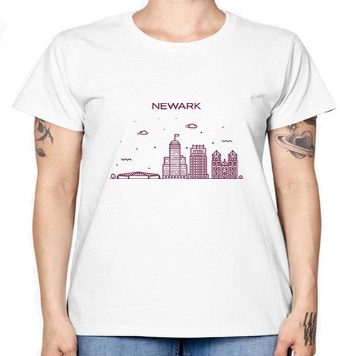 NewarkNJ 1484# - cities -  Missy T-Shirt