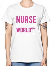 Nurse make this world a better place 1179# - nurse -  Missy T-Shirt