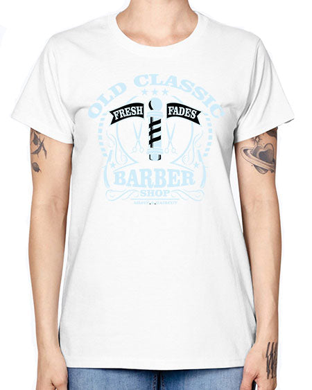 Old Classic Barber1285# - barber -  Missy T-Shirt