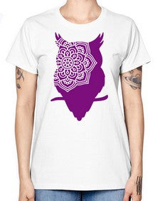 OwlMandalaUpdated 976# - mandala -  Missy T-Shirt