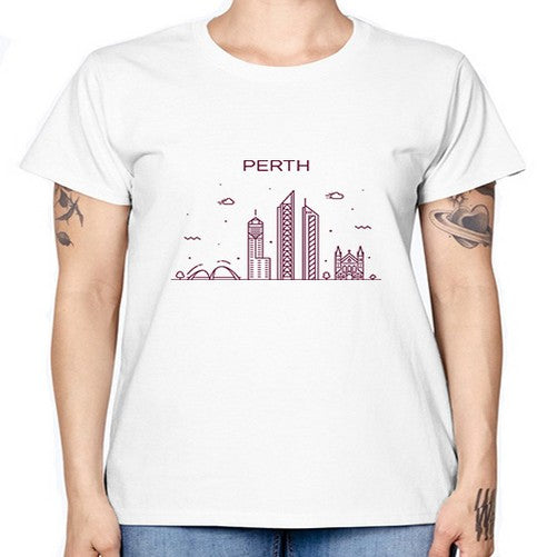 Perth 1595# - cities -  Missy T-Shirt