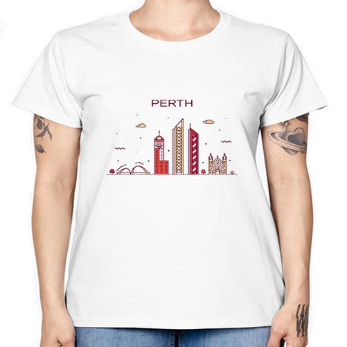 Perth 1598# - cities -  Missy T-Shirt