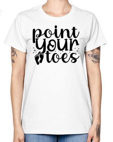Point your toes 172# - ballet -  Missy T-Shirt