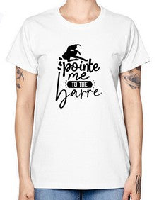 Pointe me to the barre 174# - ballet -  Missy T-Shirt