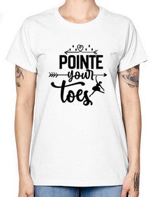 Pointe your toes 177# - ballet -  Missy T-Shirt