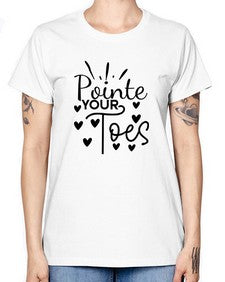 Pointe your toes 178# - ballet -  Missy T-Shirt