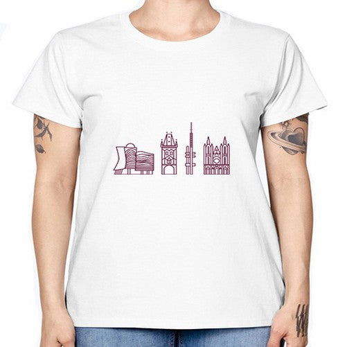 Prague 1687# - cities -  Missy T-Shirt