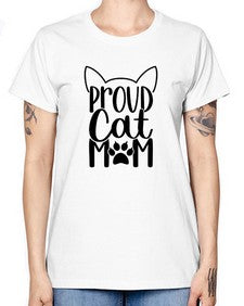 Pround Cat Mom Style 103# - cats -  Missy T-Shirt