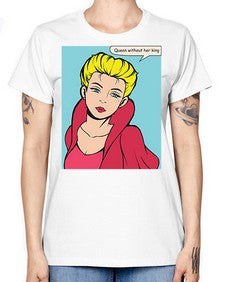 Queen Without Her King 1008# - art pop art -  Missy T-Shirt