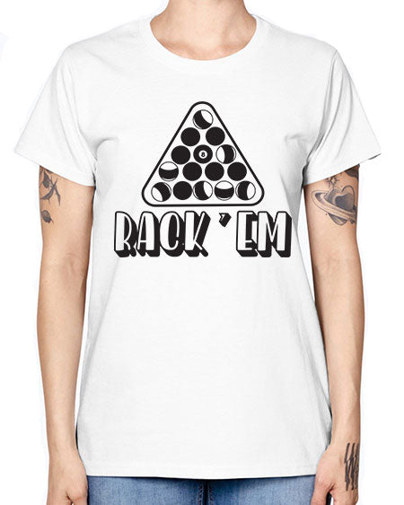 Rack em 558# - billards -  Missy T-Shirt
