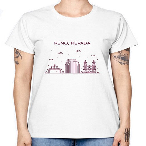 Reno 1712# - cities -  Missy T-Shirt