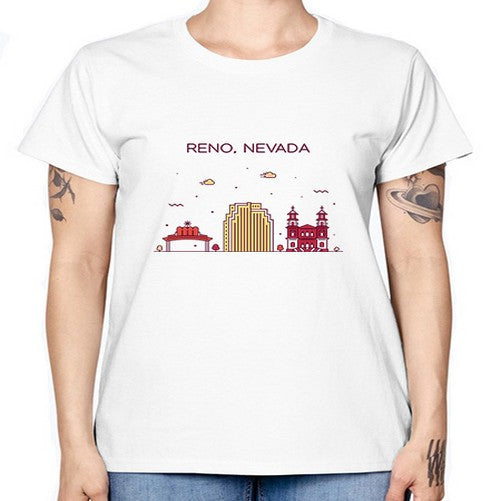 Reno 1714# - cities -  Missy T-Shirt