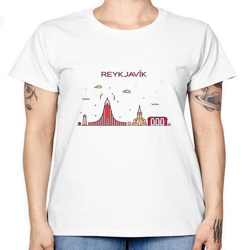 Reykjavik 1719# - cities -  Missy T-Shirt