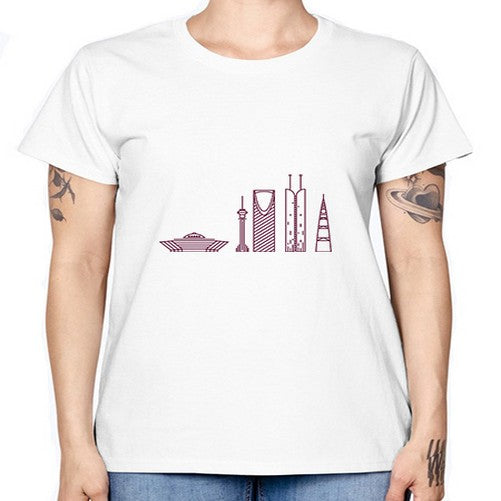 Riyadh 1740# - cities -  Missy T-Shirt