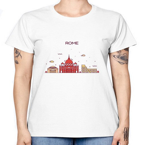 Rome 1750# - cities -  Missy T-Shirt