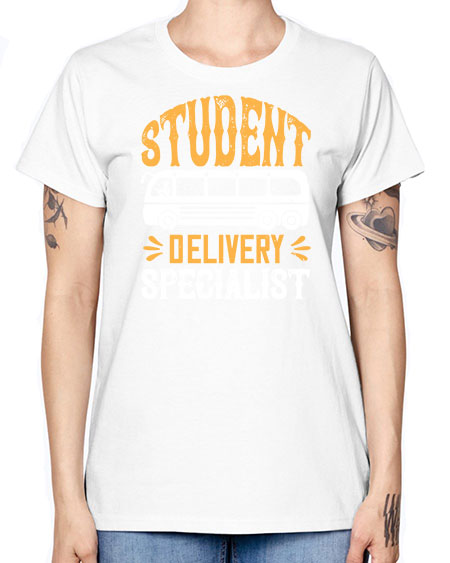 STUDENT DELIVERY SPECIALIST Style 1427# - Bus Driver -  Missy T-Shirt