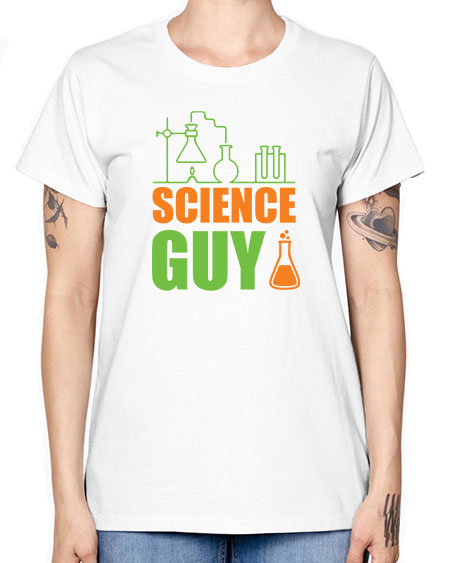 Science Guy 112# - general science -  Missy T-Shirt