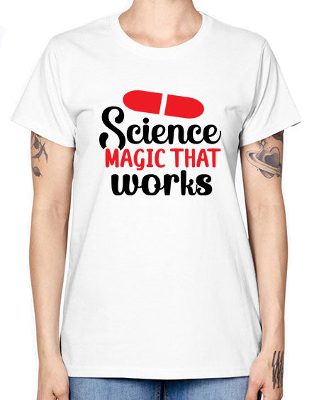 Science Magic that works 76# - general science -  Missy T-Shirt