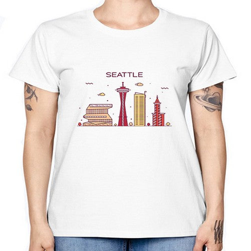 Seattle 1810# - cities -  Missy T-Shirt