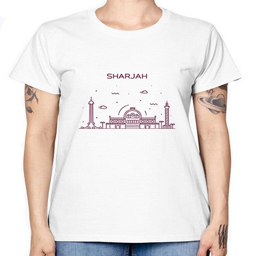 Sharjah 1829# - cities -  Missy T-Shirt