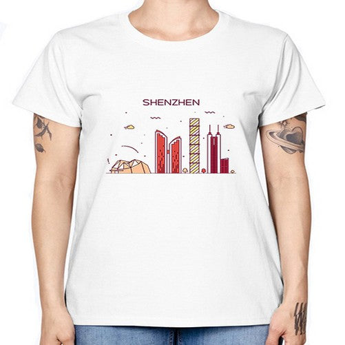 Shenzhen 1834# - cities -  Missy T-Shirt