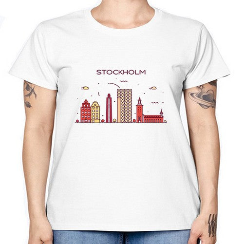 Stockholm 1894# - cities -  Missy T-Shirt
