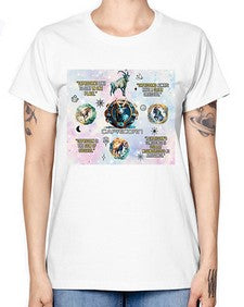 Straight Capricorn 471# - capricorn -  Missy T-Shirt