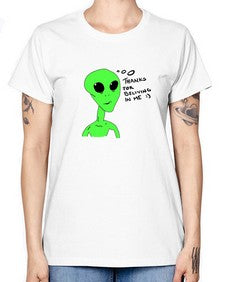 Thanks for beliving in me alien 5# - ufo -  Missy T-Shirt