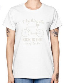 The bicycle kick is not easy to do 3# - bicycle -  Missy T-Shirt