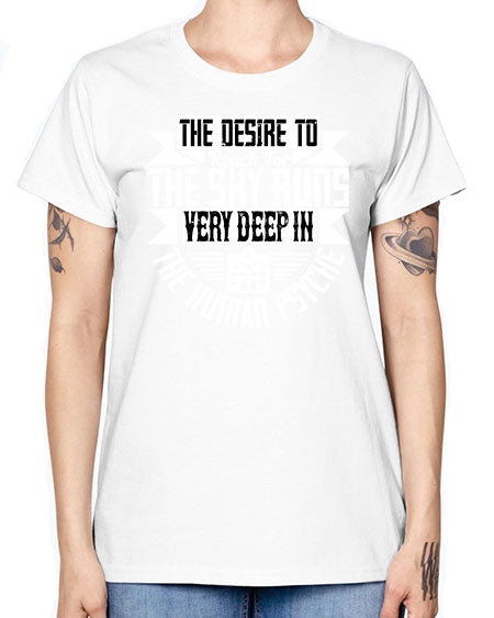 The desire to reach for the sky runs very deep in the human psyche Style 418# - architect -  Missy T-Shirt