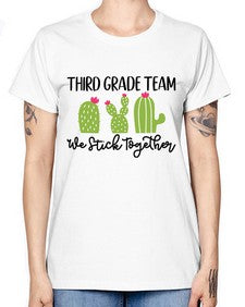 Third Grade Team 977# - third grade -  Missy T-Shirt