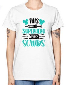 This Superhero Wears Style Style 1566# - nurse -  Missy T-Shirt