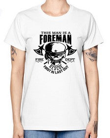 This man is 1166# - skull and bones -  Missy T-Shirt