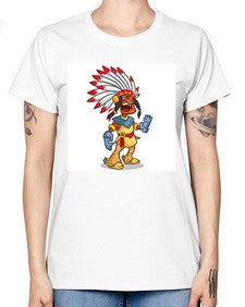 Thnksgvngindian 254# - cartoon general -  Missy T-Shirt