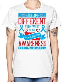 To become different from what we are we must have some awareness of what we are Style 11# - Self awareness -  Missy T-Shirt