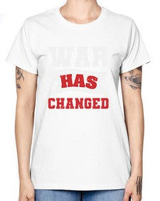 War has changed 52# - video games -  Missy T-Shirt