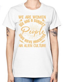 We are women we are people 42# - ufo -  Missy T-Shirt