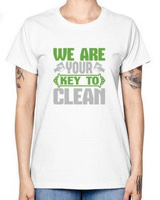 We are your key to clean Style 464# - cleaner -  Missy T-Shirt