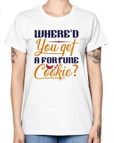 Whered you get that from a fortune cookie 165# - chess -  Missy T-Shirt